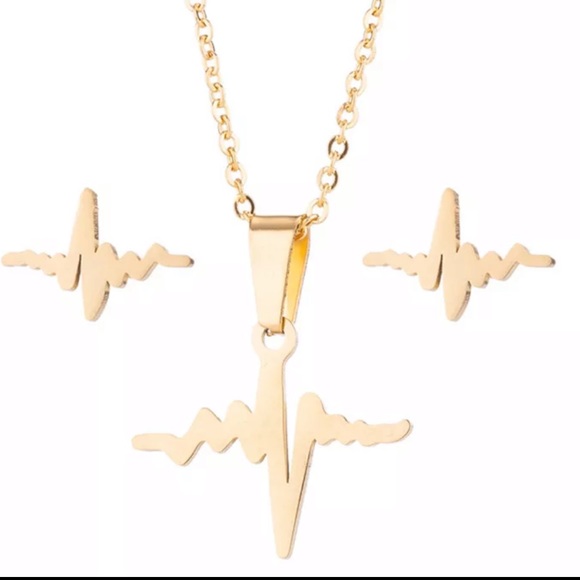 HEARTBEAT ♡ GOLD Stainless Steel GIFT SET - Picture 3 of 3